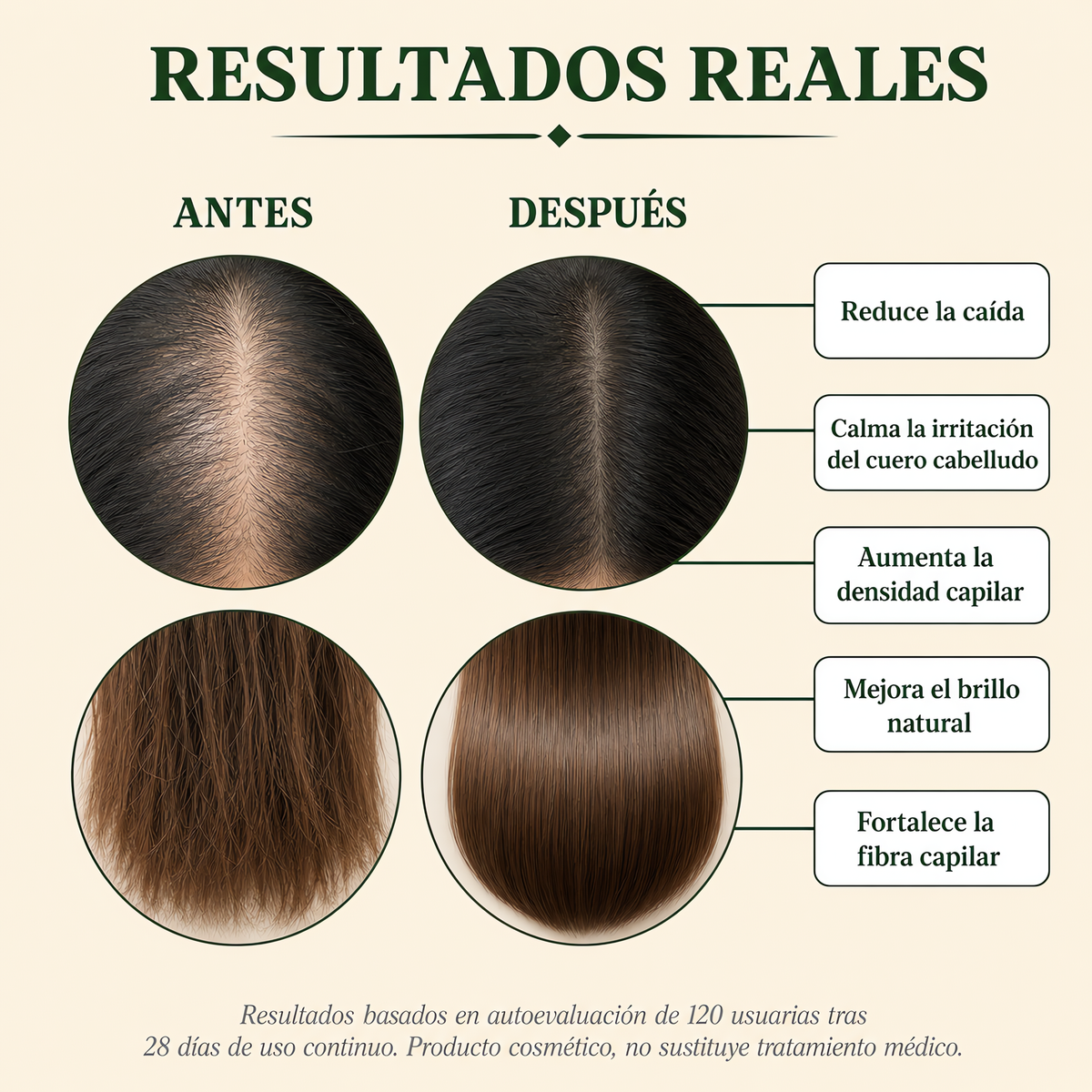 Exfoliante capilar natural